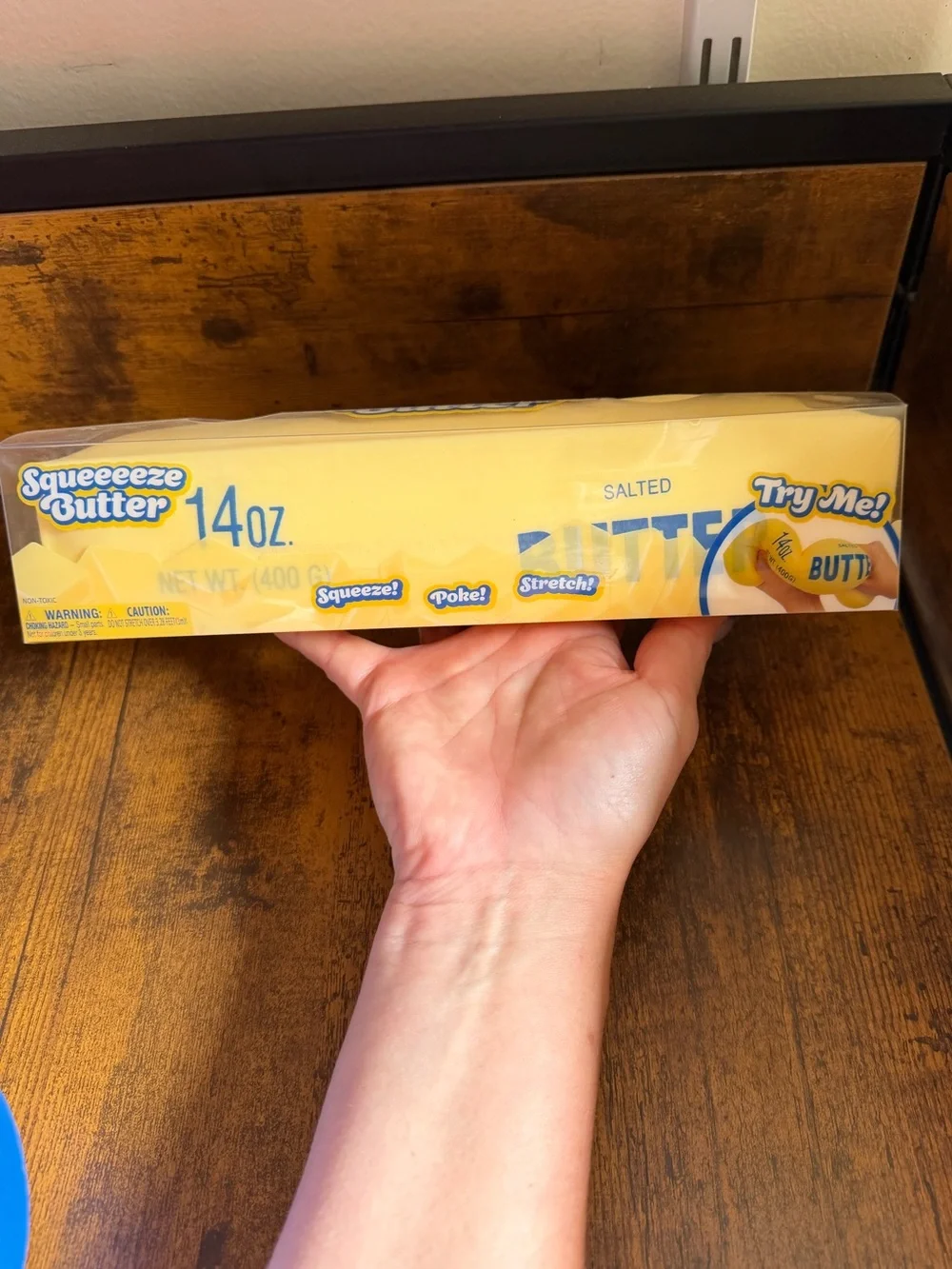 Toymendous Squeeze Butter Jumbo Salted Butter Squishy 14 oz